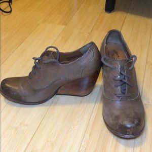 Kork-Ease laced wedge oxford